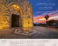 Calendrier Israël Merveilles, trilingue: français, allemand, anglais - Mural