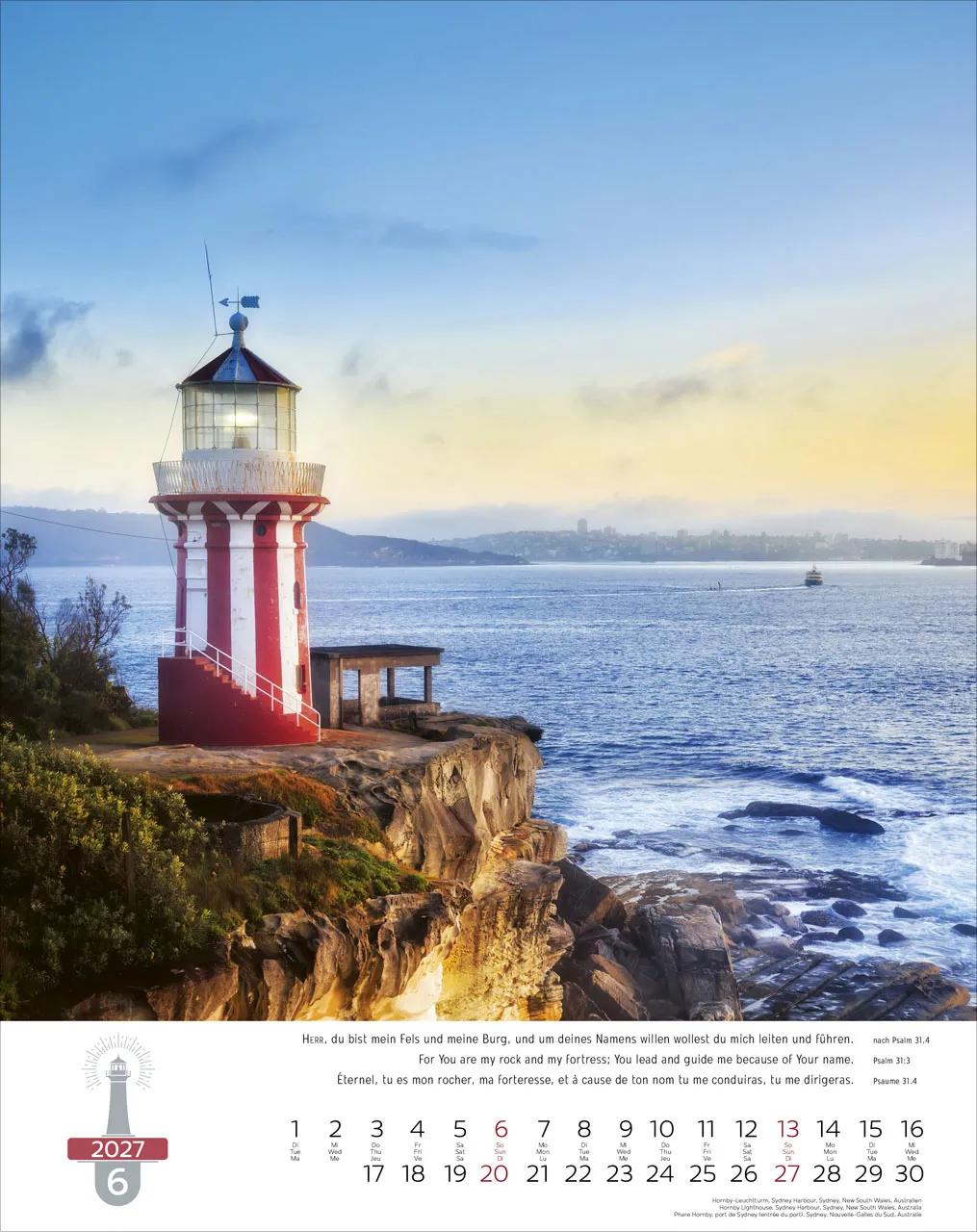 Calendrier Phares, Leuchttürme, Lighthouses - trilingue allemand, français, anglais - Super...