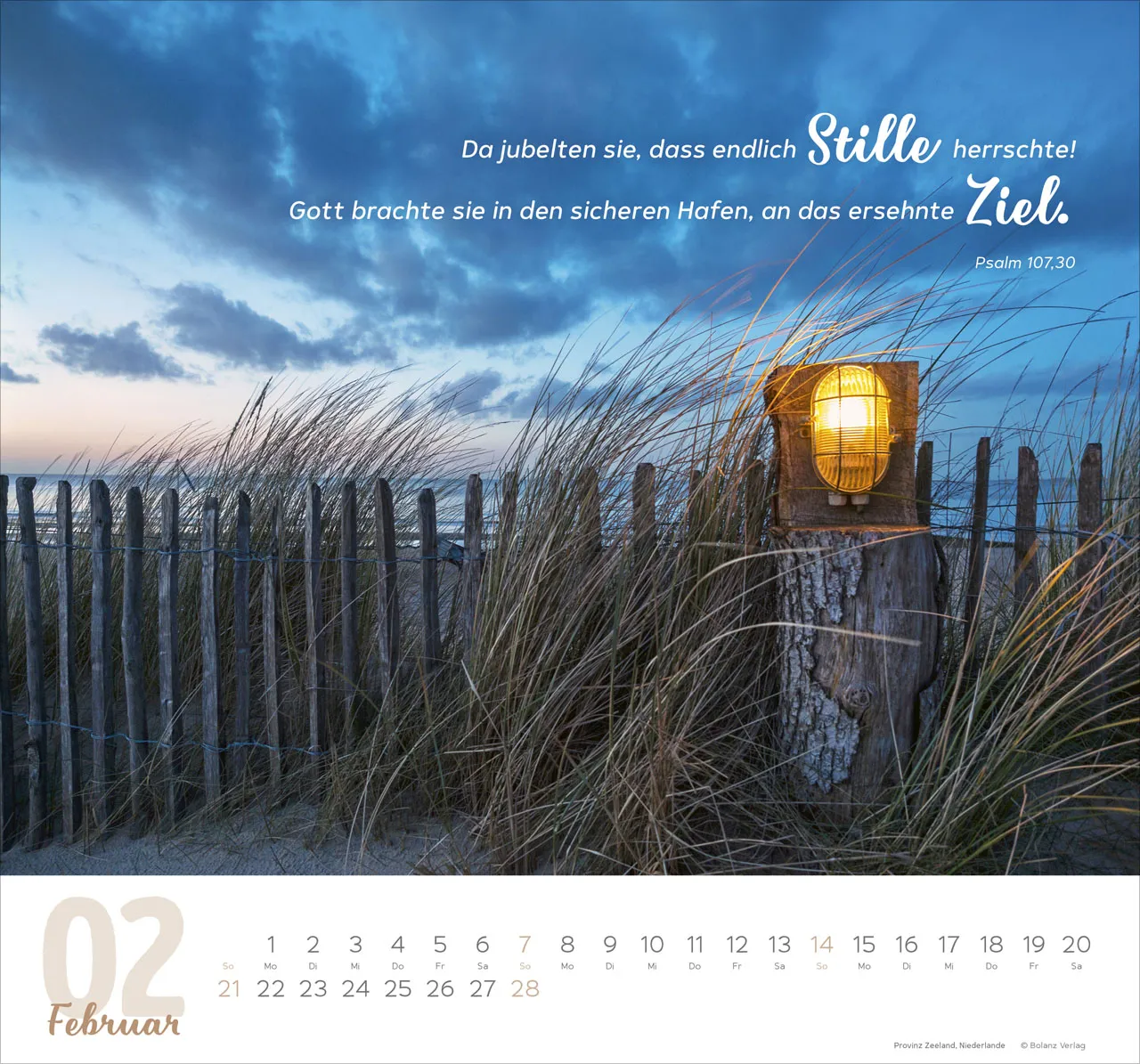 Meine Zeit - Hoffnung und Vertrauen für ein ganzes Jahr - Wandkalender