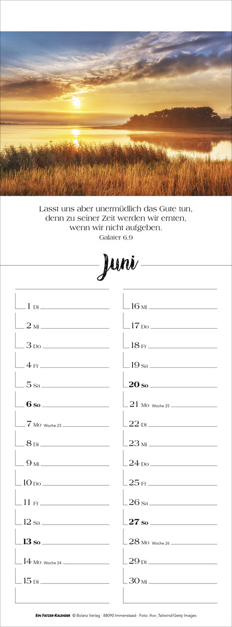 Denk dran - Streifenterminkalender