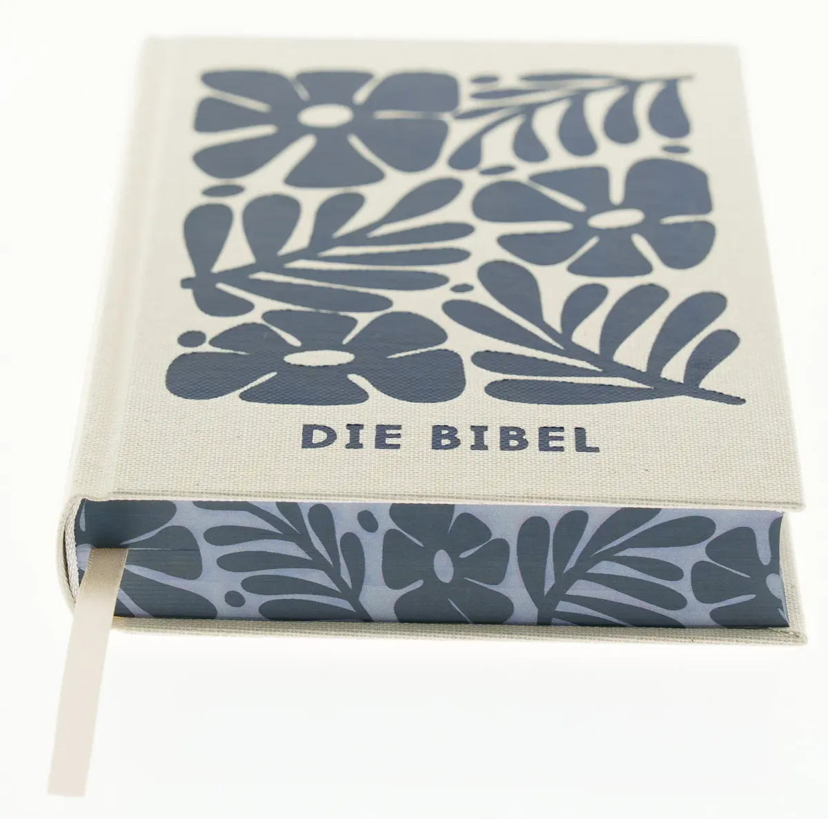 Schlachter 2000 Bibel - Taschenausgabe mit Parallelstellen, Hardcover, Naturleinen, Fadenheftung,...