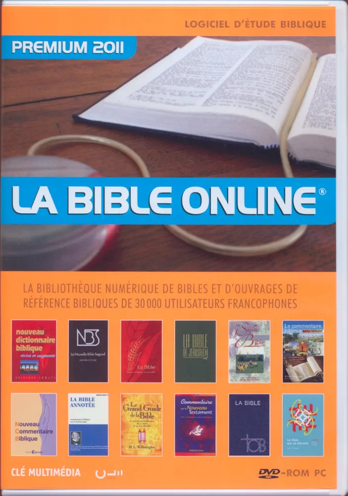 MISE A JOUR VERS LA BIBLE ONLINE PREMIUM 2011 DVDROM PC - UNIQUEMENT EN ECHANGE DE VOTRE ANCIENNE...