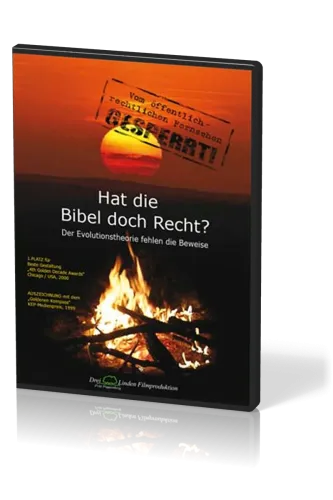 HAT DIE BIBEL DOCH RECHT? DER EVOLUTIONSTHEORIE FEHLEN DIE BEWEISE, DVD