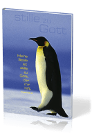 Blankbook Motiv Pinguin - Notizbuch "stille zu Gott"