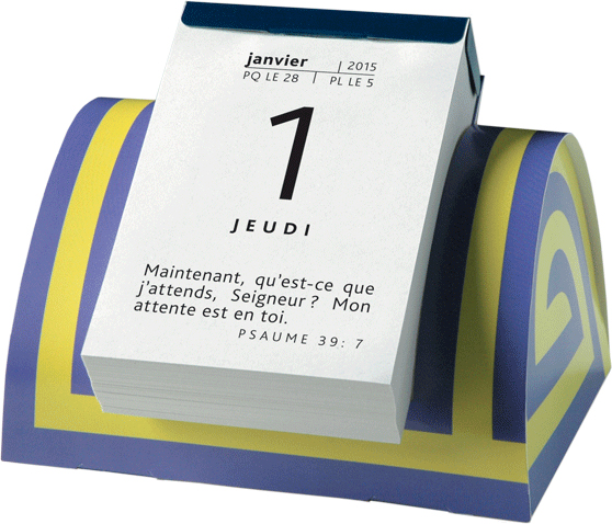 Calendrier Parole pour aujourd'hui - de table, modèle 2