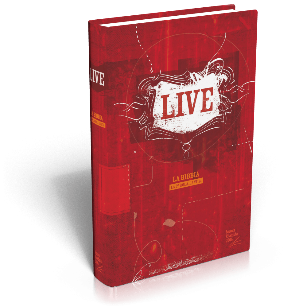 Italien, Bible Live NR 2006, rigide rouge [Nuova Riveduta 2006]