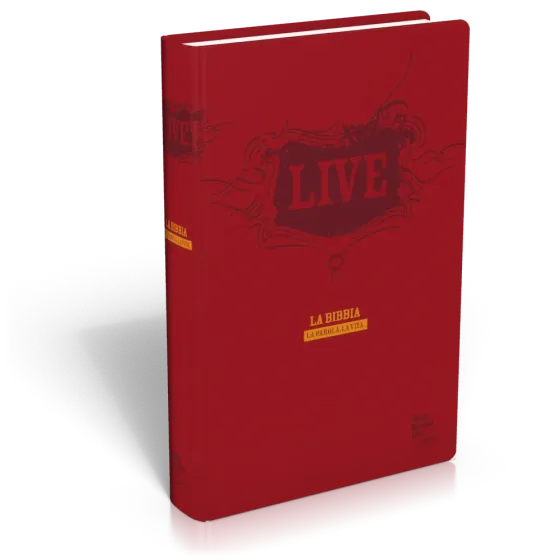 Italien, Bible Live NR 2006, souple vivella rouge [Nuova Riveduta 2006]