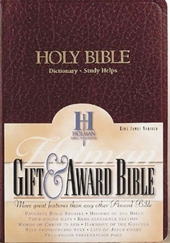 Anglais, Bible KJV, gift & award - bordeaux