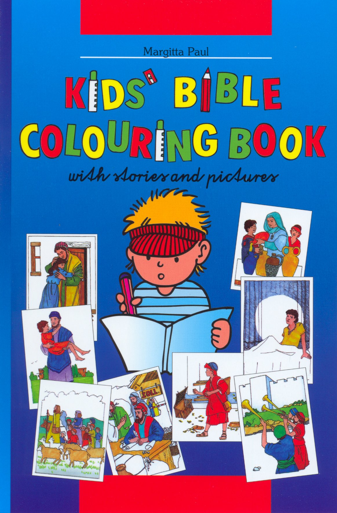 Bible à colorier en anglais - Kids' bible coloring book with stories and pictures