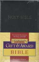 Anglais, Bible, King James Version, KJV, similicuir, noire, Gift & Award