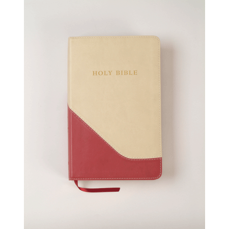 Anglais, Bible KJV, personal size, giant print, reference, red / sand - [King James Version]