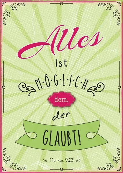 PK ALLES IST MÖGLICH DEM... SERIE NOSTALGIE, 12 STÜCK - POSTKARTE