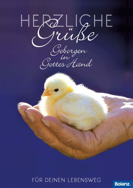 Grussheft mit Briefumschlag Herzliche Grüsse