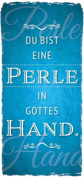 Magnet Lesezeichen Du bist eine Perle