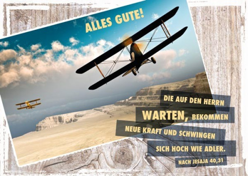 PK ALLES GUTE DOPPELDECKER, 12 STÜCK - POSTKARTE