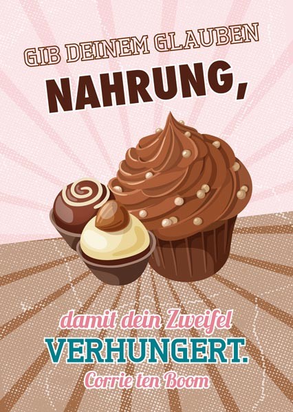 PK VINTAGE MUFFINS, 12 STÜCK - POSTKARTE