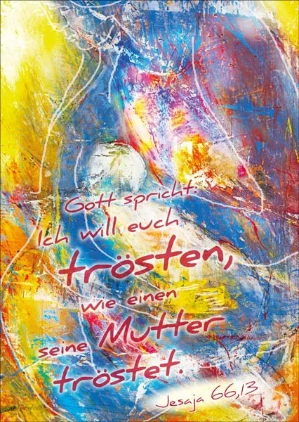 PK JAHRESLOSUNG 2016 GEMALT, 12 STÜCK - POSTKARTE