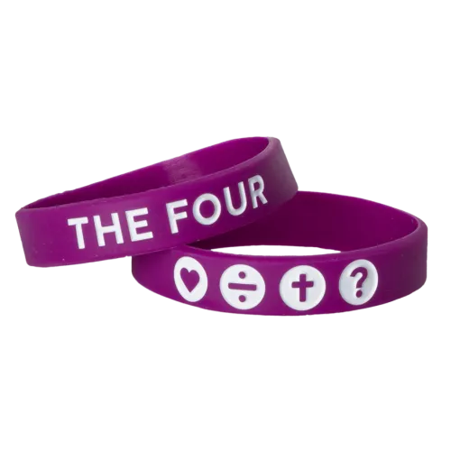 THE FOUR Bracelet violet - ARMBAND VIOLETT 180MM