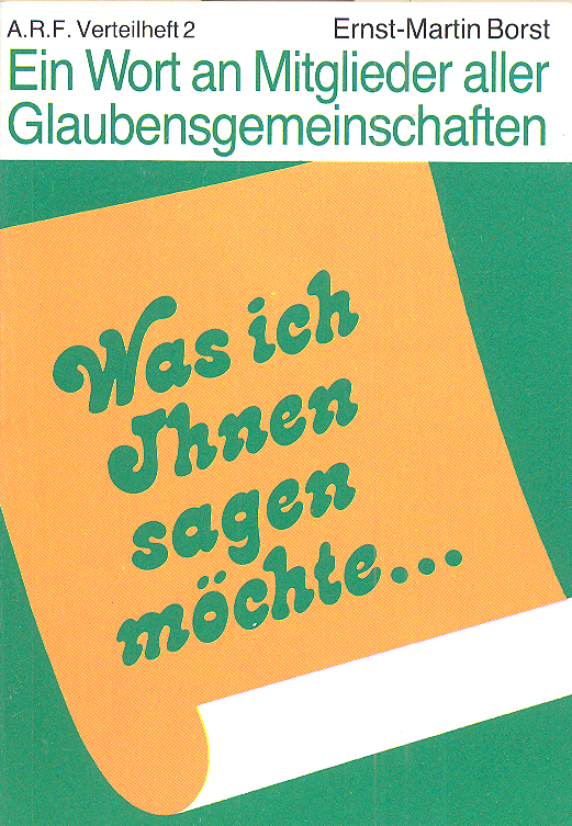 Ein Wort an Mitglieder aller Glaubensgemeinschaften