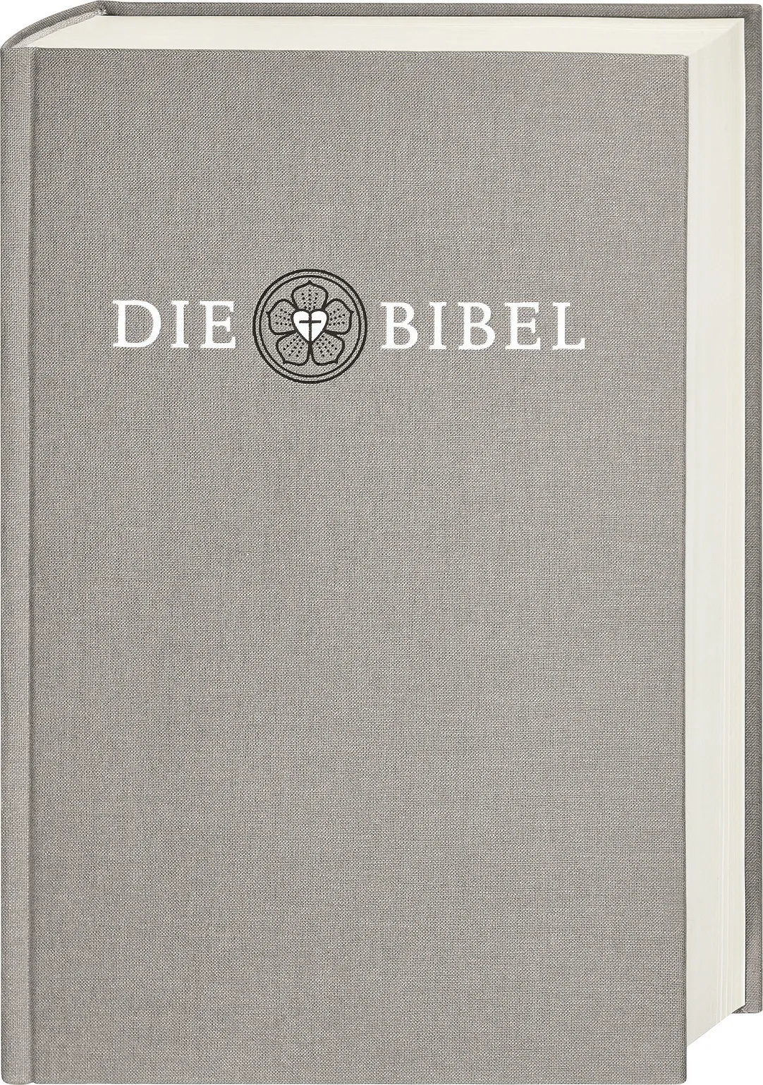 Die Luther Bibel, Altarbibel mit Apokryphen Rev.2017, Leineneinb. Silbergrau