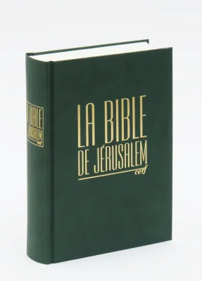 Bible de Jérusalem rigide verte édition revue et corrigée