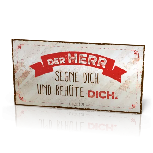 Metalltafel Der Herr segne