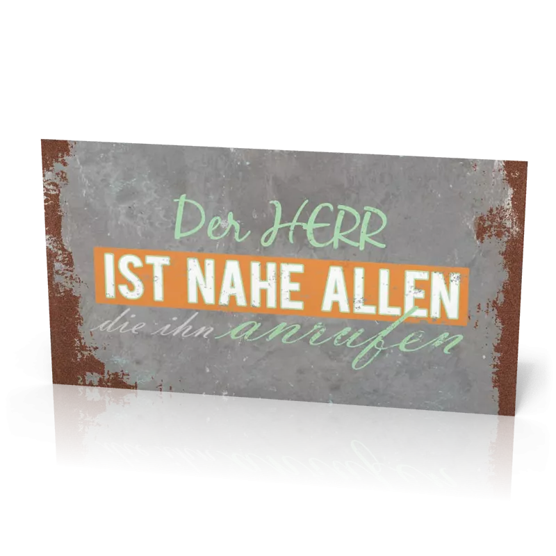 Wandschmuckschild Der Herr…