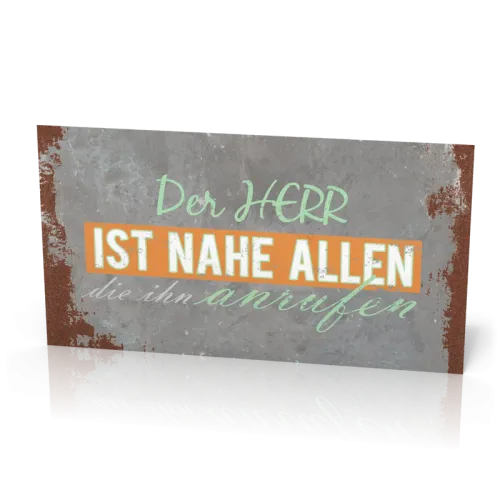 Wandschmuckschild Der Herr…