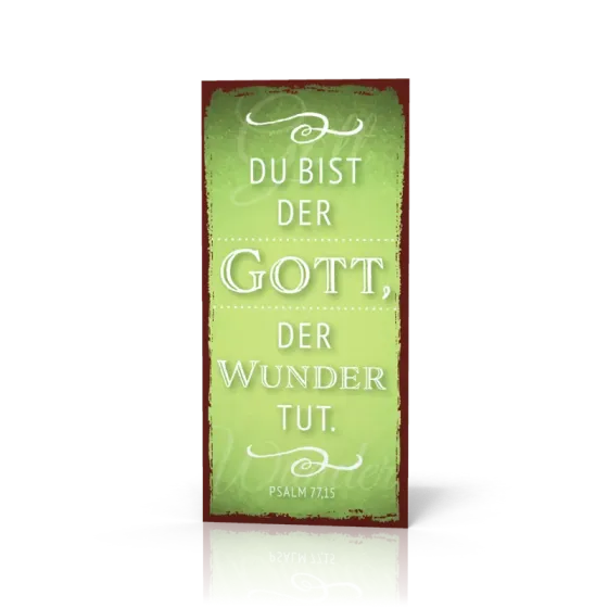 Magnet Lesezeichen Du bist der Gott…