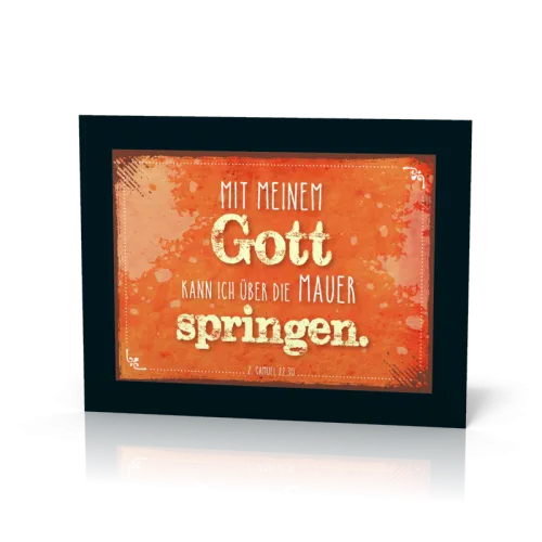 Magnet Mit meinem Gott…