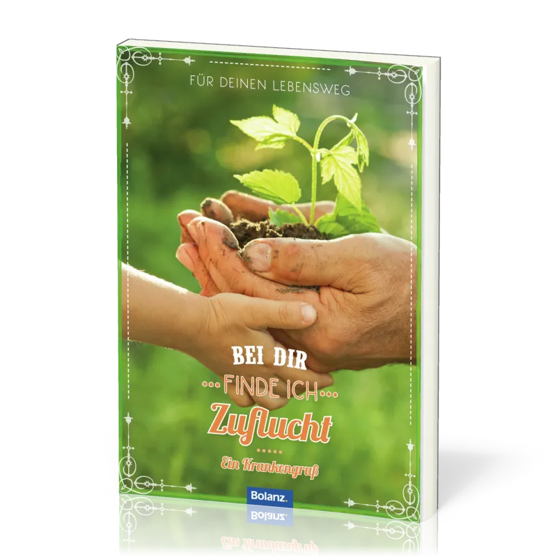 Grussheft mit Briefumschlag Bei dir finde ich Zuflucht