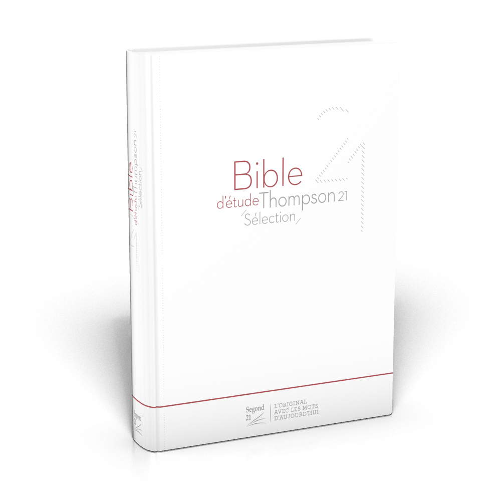 Bible d'étude Thompson 21 Sélection, blanche - couverture souple, vivella