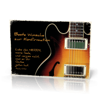 Doppelkarte biblischen Unterricht Gitarre