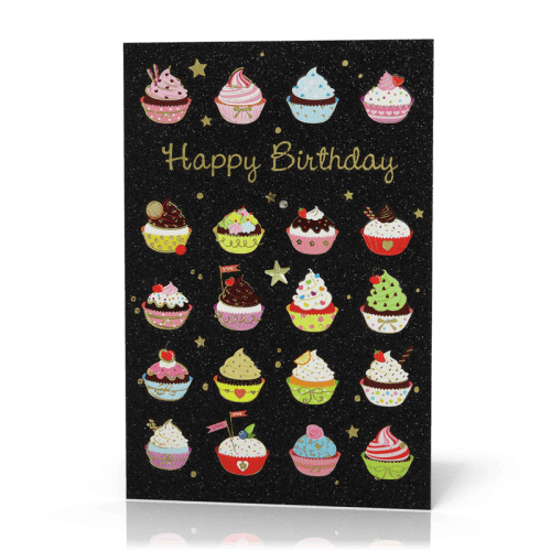 Doppelkarte Muffin Collage PG6