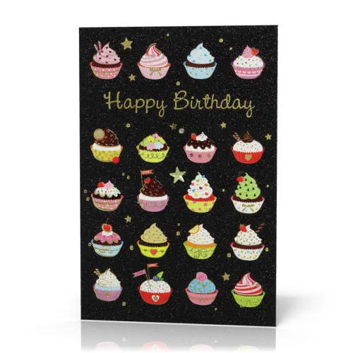 Doppelkarte Muffin Collage PG6