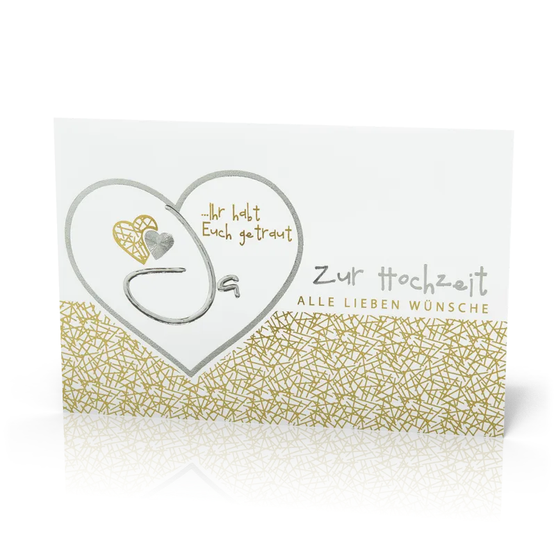 Doppelkarte Ja im Herz PG6