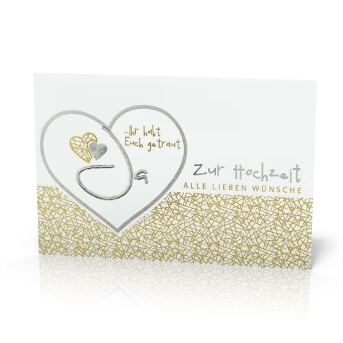 Doppelkarte Ja im Herz PG6