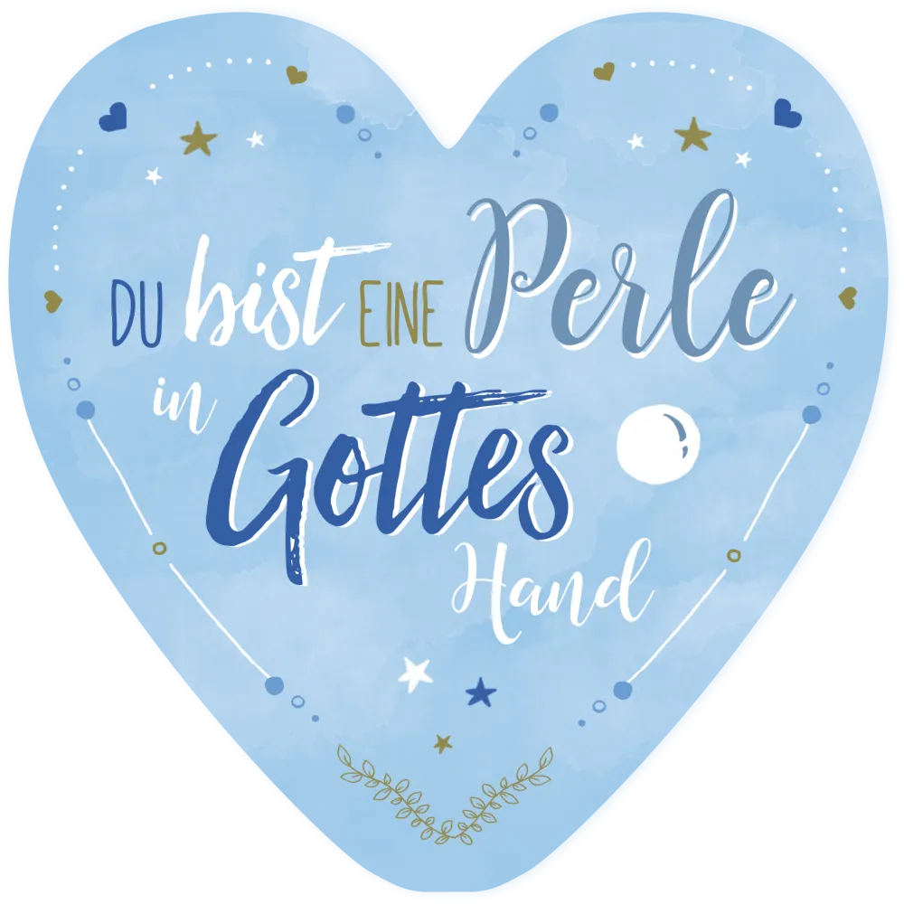 Wanddekoherz Du bist eine Perle