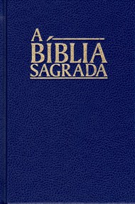 Portugais, Bible Almeida du Brésil, Révisée et Corrigée, bleue