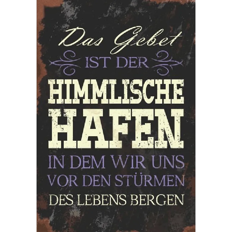 Wandschmuckschild 33 X 22,6 cm - 5er Paket