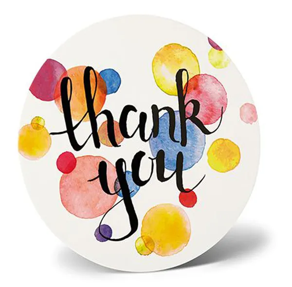 Stand-up Greetings Thank you