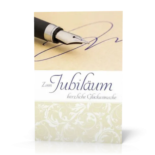 Doppelkarte Jubiläum Füller P11