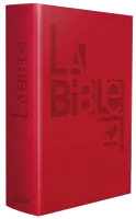 Bible Parole de Vie, compacte, rouge - couverture souple, vivella, avec livres deutérocanoniques