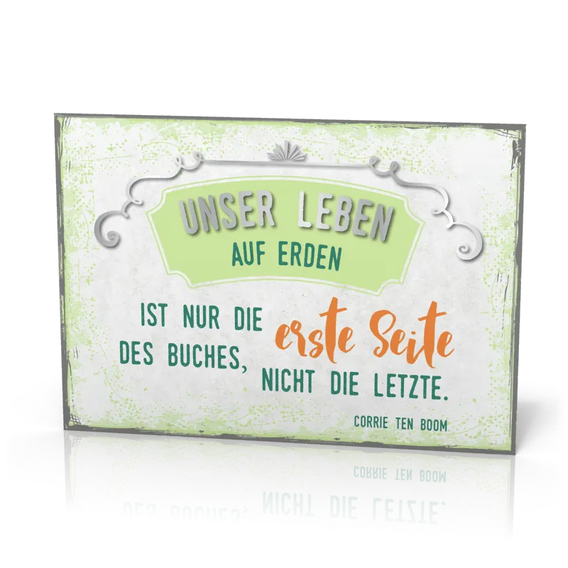 Postkarte Unser Leben auf Erden SF - 12 Stück pro Päckchen