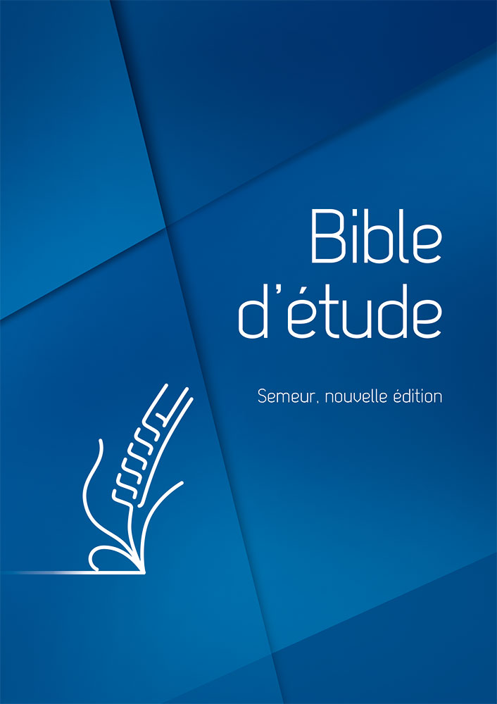 Bible d'étude Semeur 2015, bleue - couverture rigide