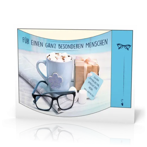 Aufstell Karte Besonderer Mensch