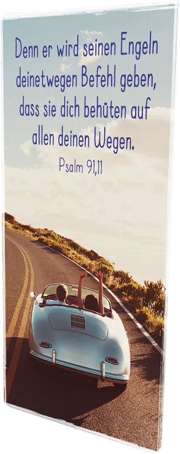 Magnet Lesezeichen Denn er wird seinen Engeln