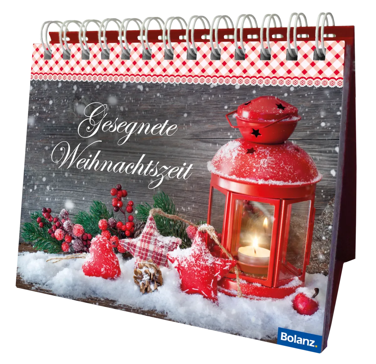 Postkarten Aufstellbuch Gesegnete Weihnachtszeit