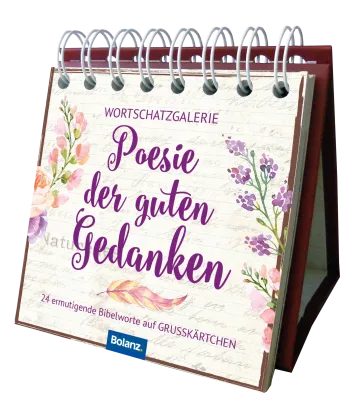 Mini Aufstellbuch Poesie der guten Gedanken