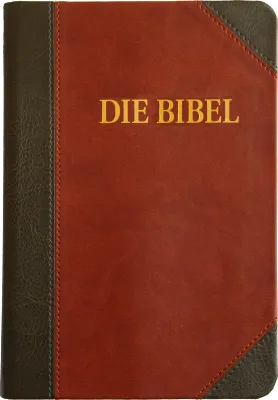 Schlachter 2000 - Standardausgabe (PU-Einband, grau/braun) Fadenheftung / neue Rechtschreibung